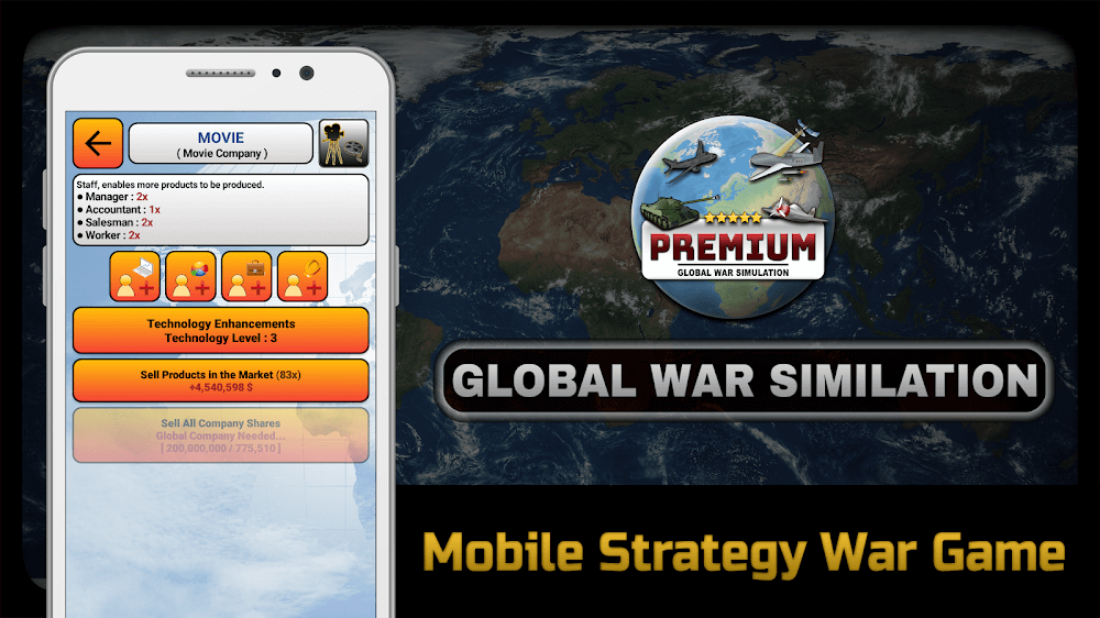 Global War Simulation screenshot 6