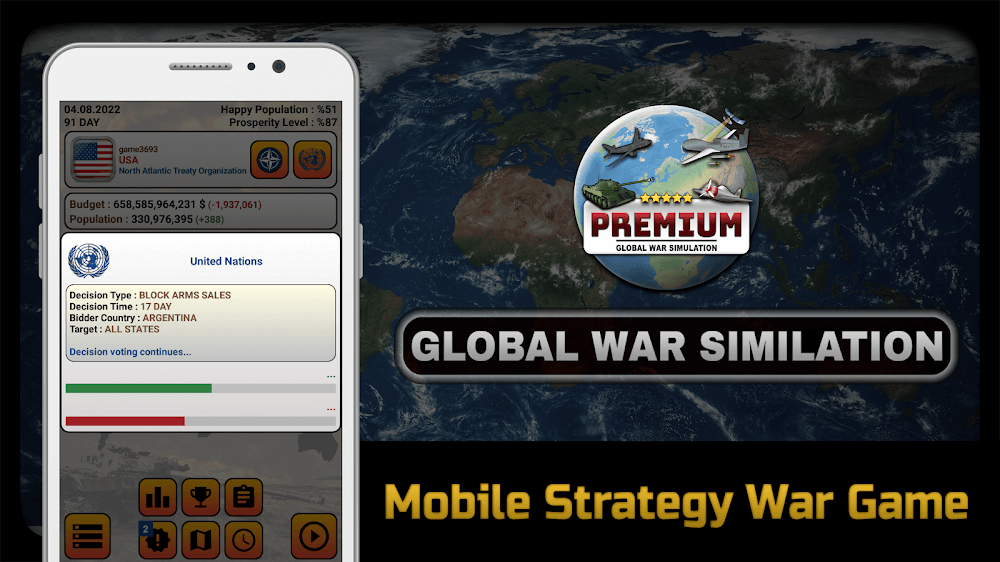 Global War Simulation screenshot 5