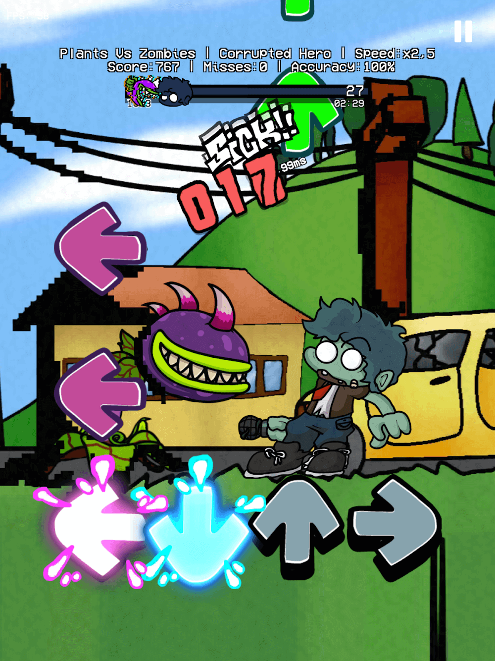 FNF Plants vs Rap Funkers screenshot 7