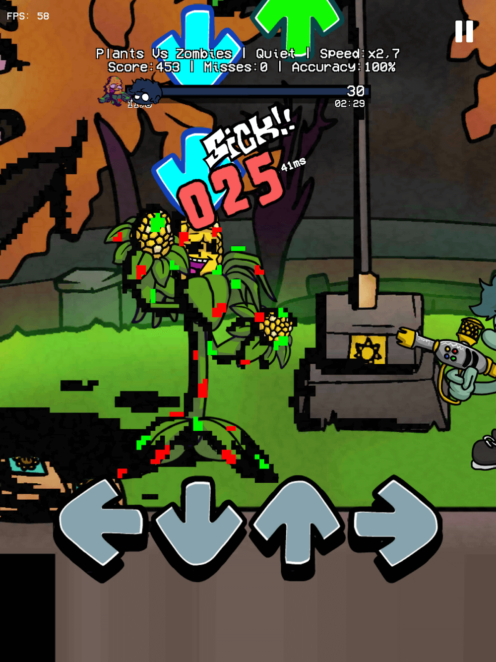 FNF Plants vs Rap Funkers screenshot 6