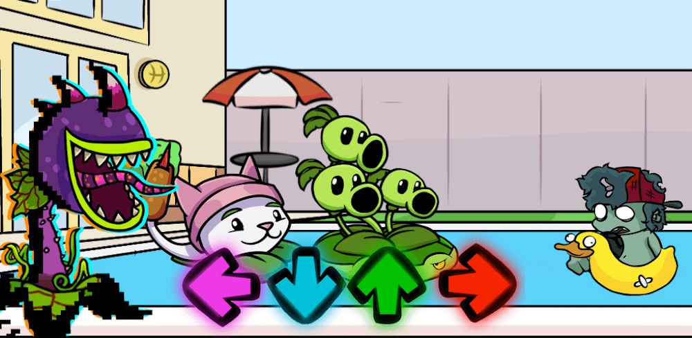 FNF Plants vs Rap Funkers screenshot 1