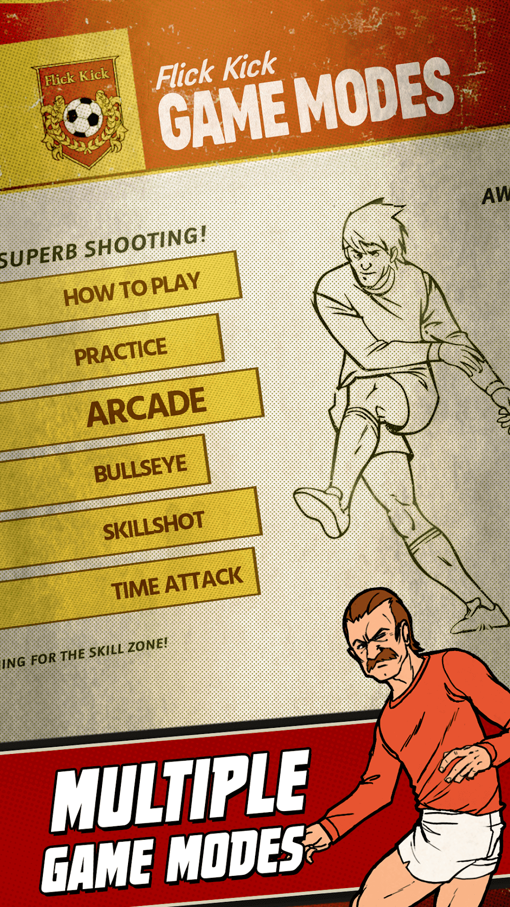 Flick Kick Football Kickoff screenshot 5