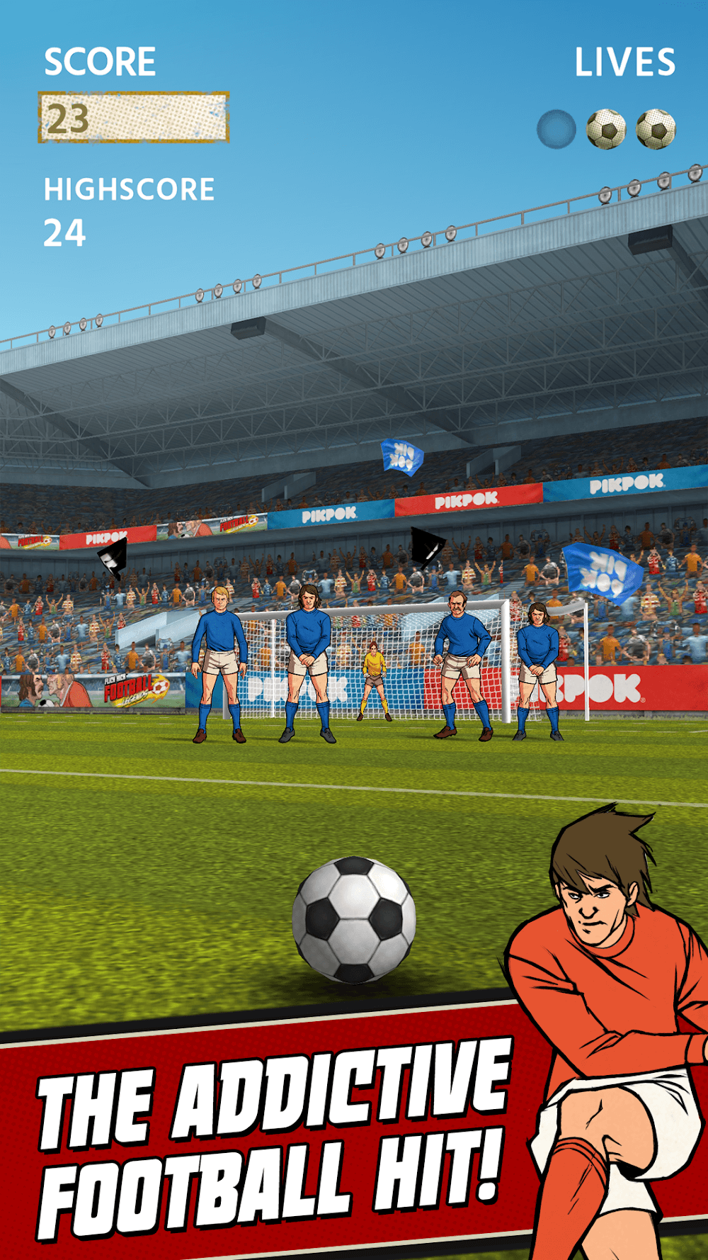 Flick Kick Football Kickoff screenshot 2