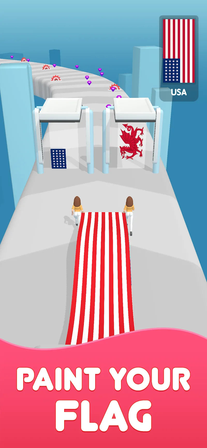 Flag Painters gameplay screenshot 2
