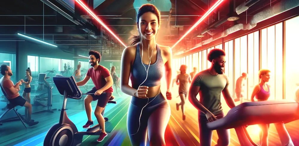 Fitness Gym Simulator Fit 3D screenshot 1