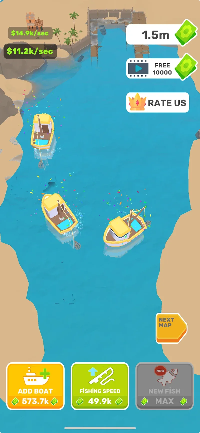 Fish Tycoon: Ocean Empire idle screenshot 4