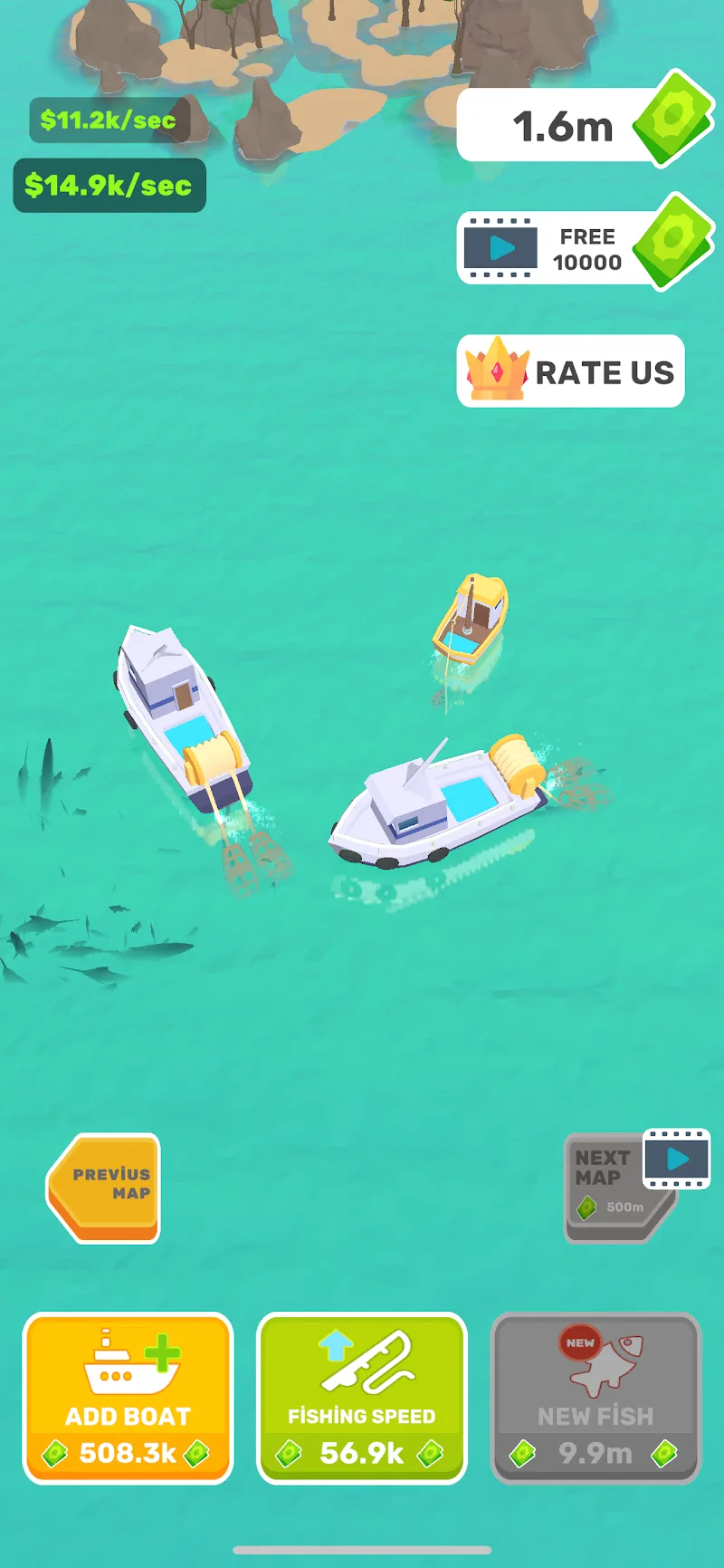 Fish Tycoon: Ocean Empire idle screenshot 5