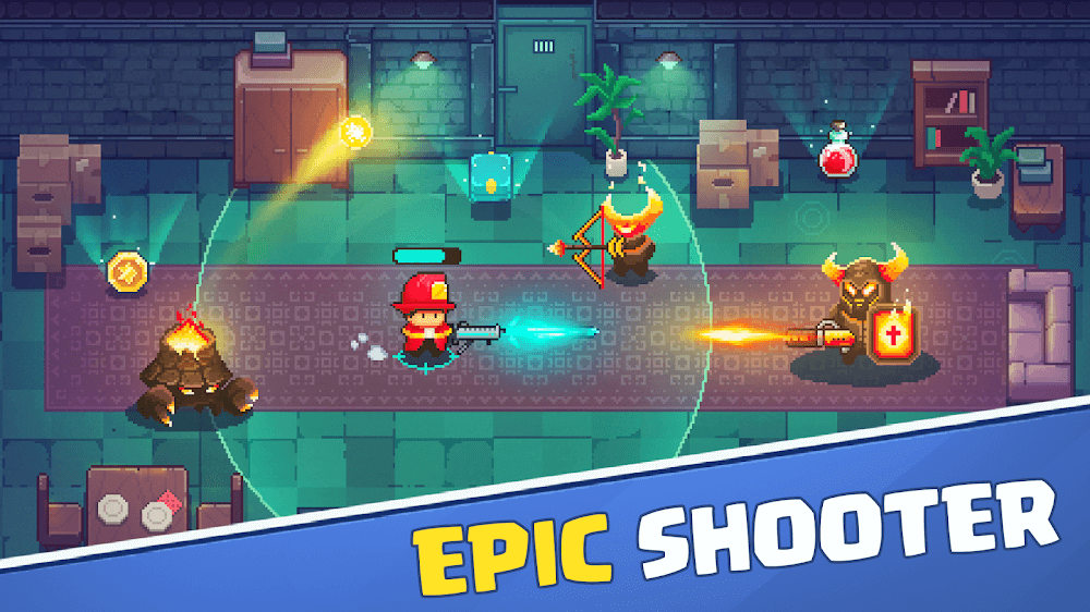 Firefighter: pixel shooter screenshot 2