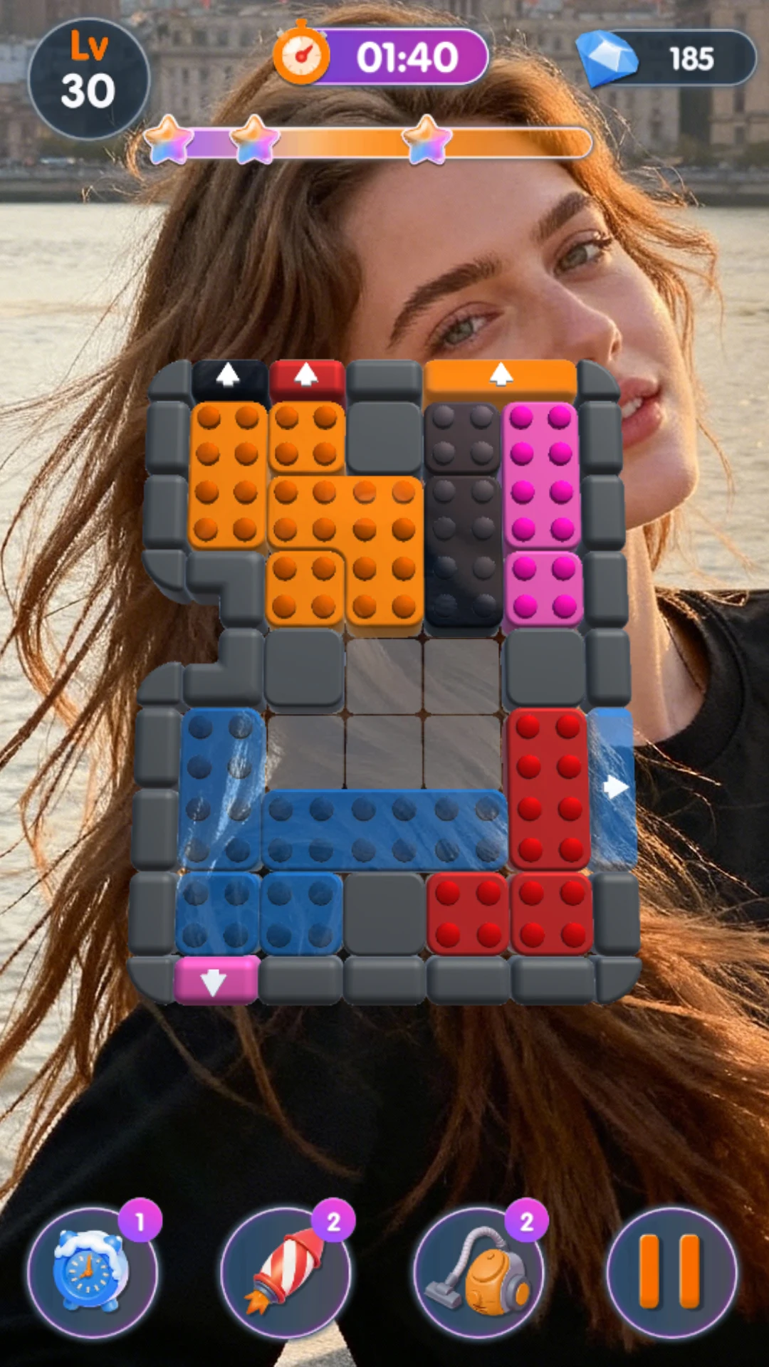 Lover Block Escape -Slide Away screenshot 2