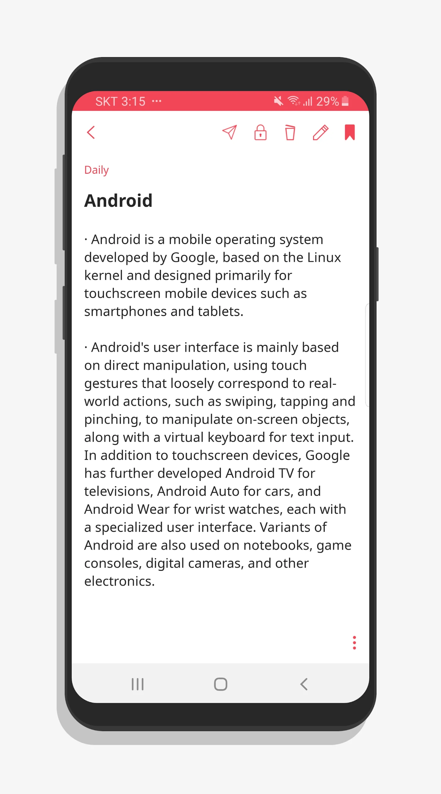 FastNote: Quick & Simple Notes screenshot 3