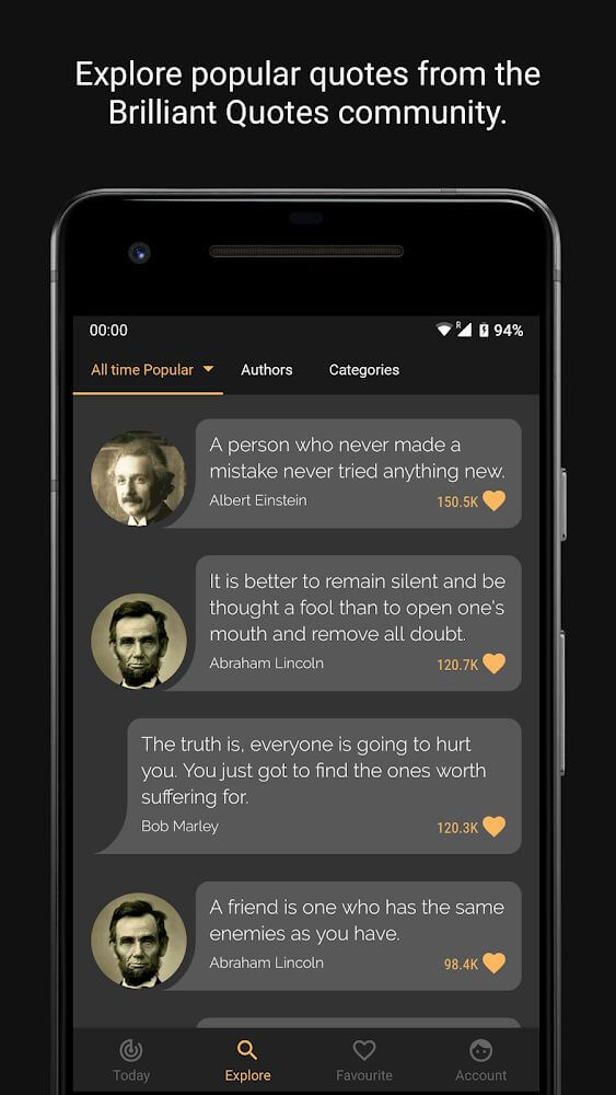 Brilliant Quotes screenshot 5