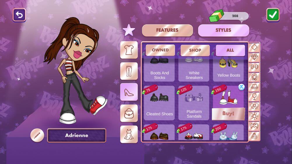 Bratz Total Fashion Makeover screenshot 2
