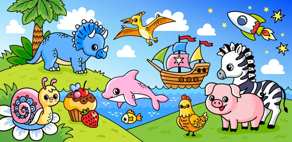 Easy coloring book for kids screenshot 1