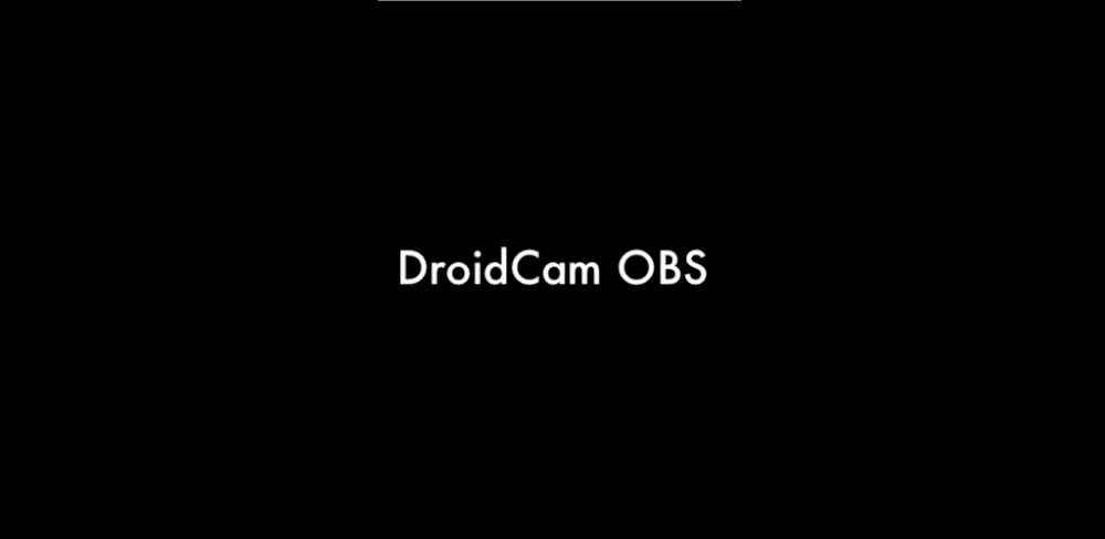 DroidCam OBS screenshot 1