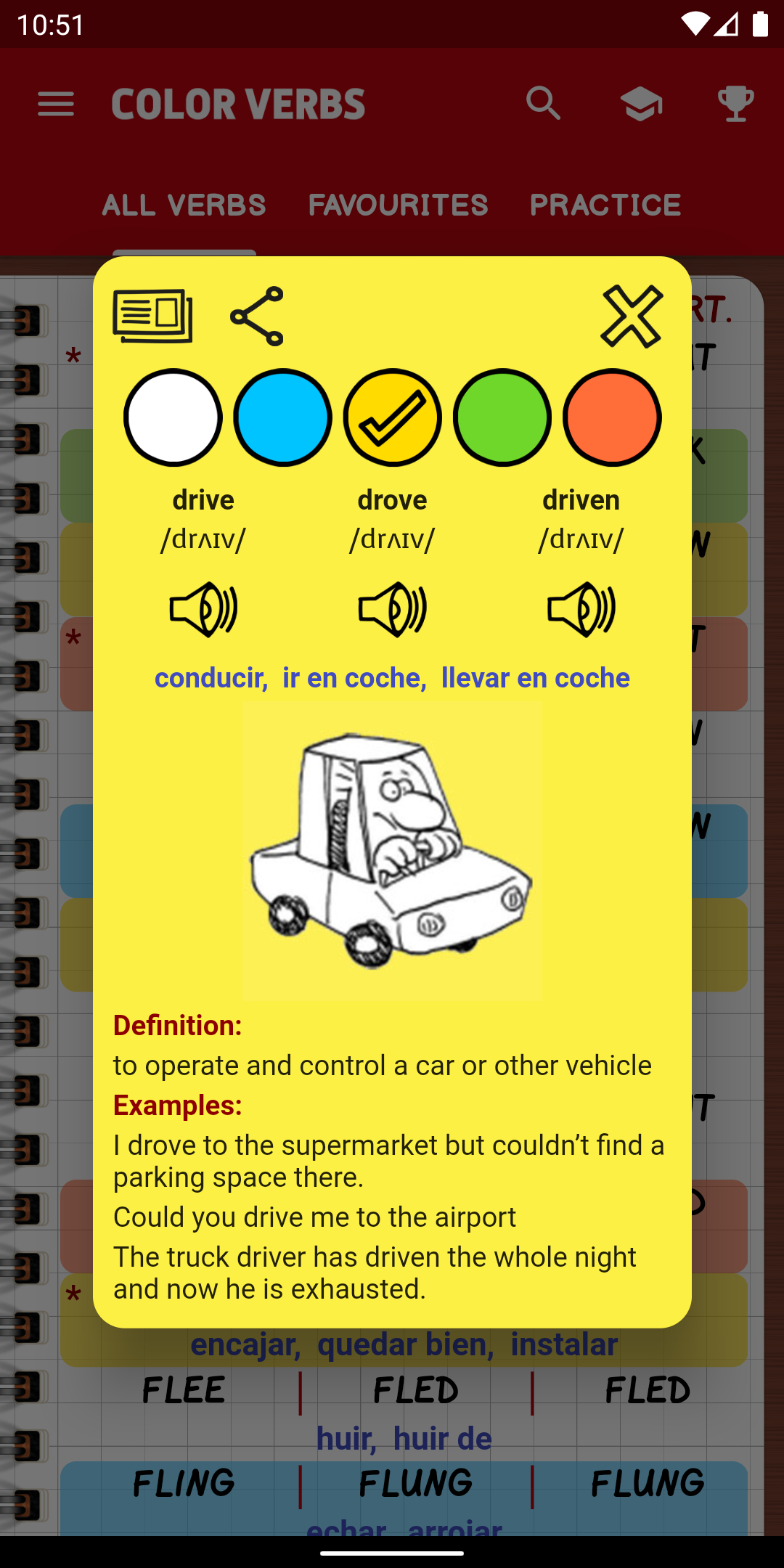 English Irregular Verbs PRO screenshot 2