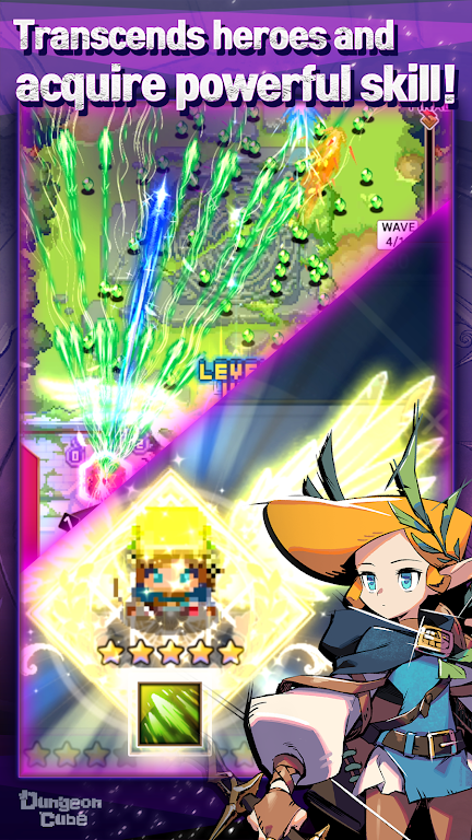 Dungeon Cube: Dot Hero Defense screenshot 2