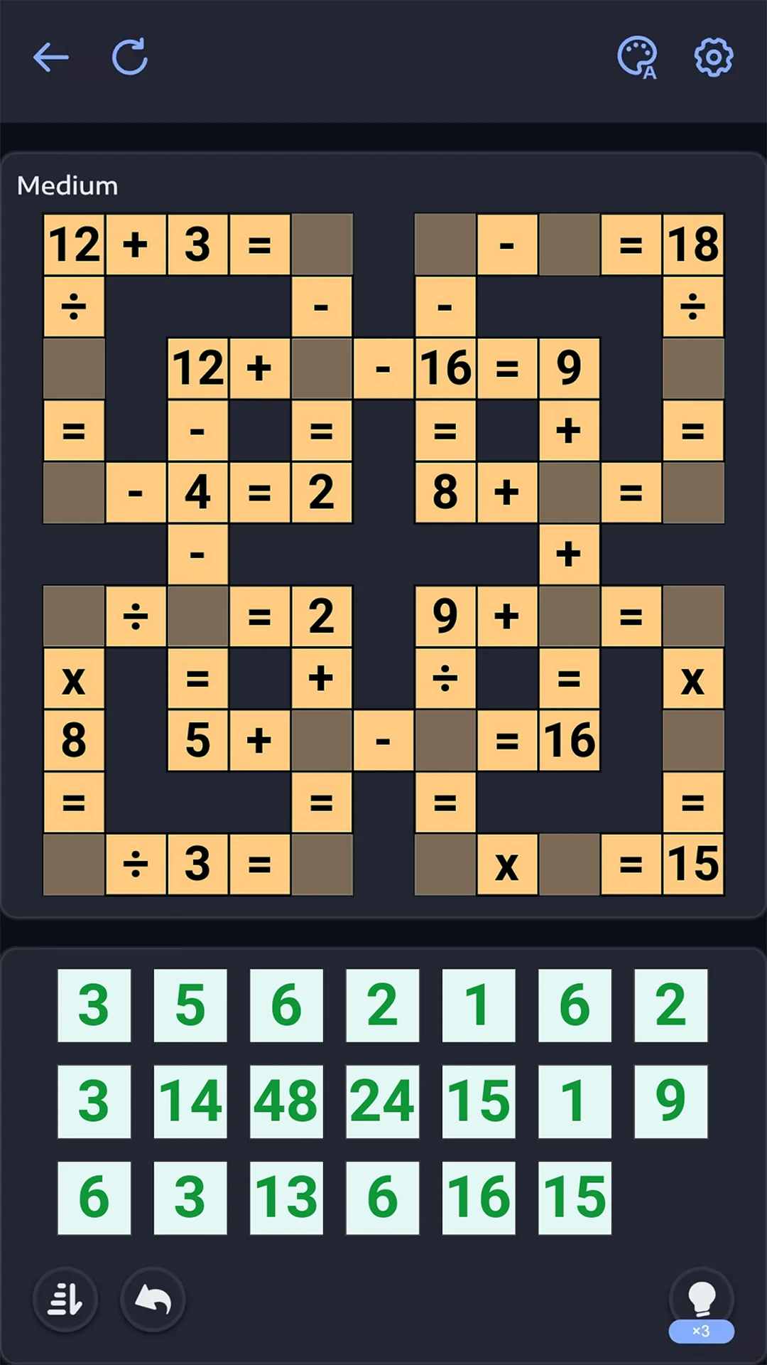 Crossmath - Math Puzzle Games screenshot 4