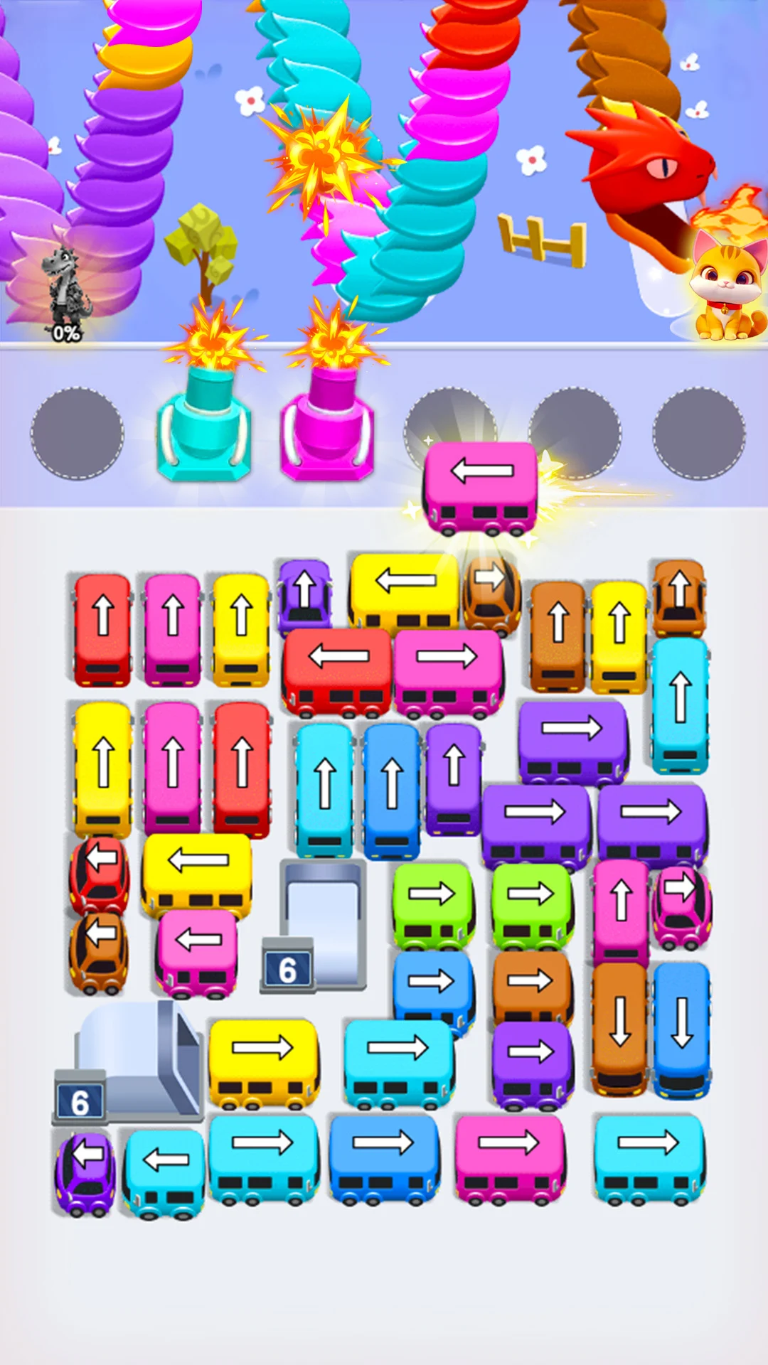 Cat Defenders: Shelling Snake screenshot 2