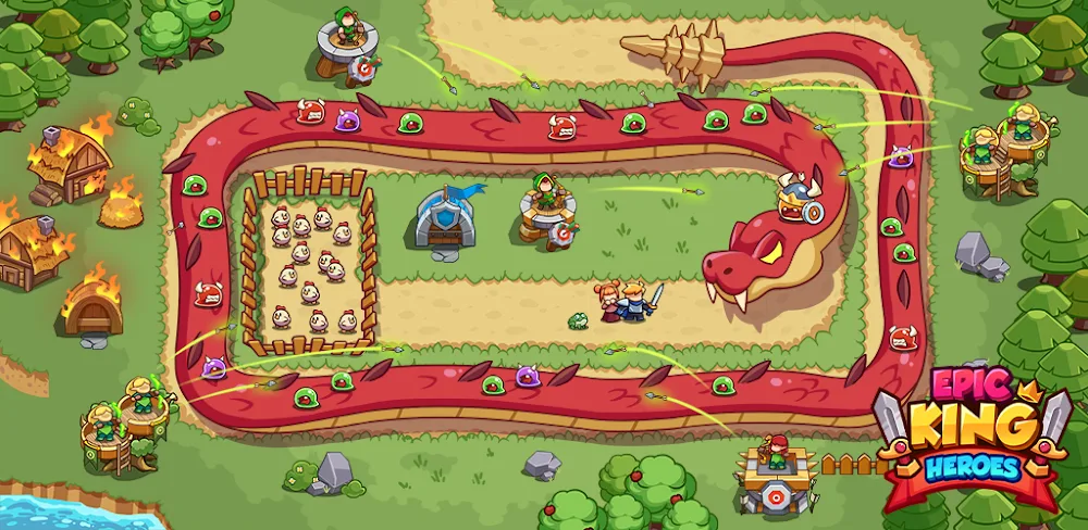Epic King Heroes: Classic TD screenshot 1