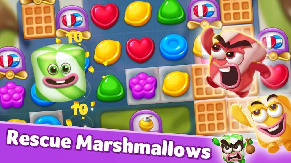Lollipop & Marshmallow Match3 screenshot 4