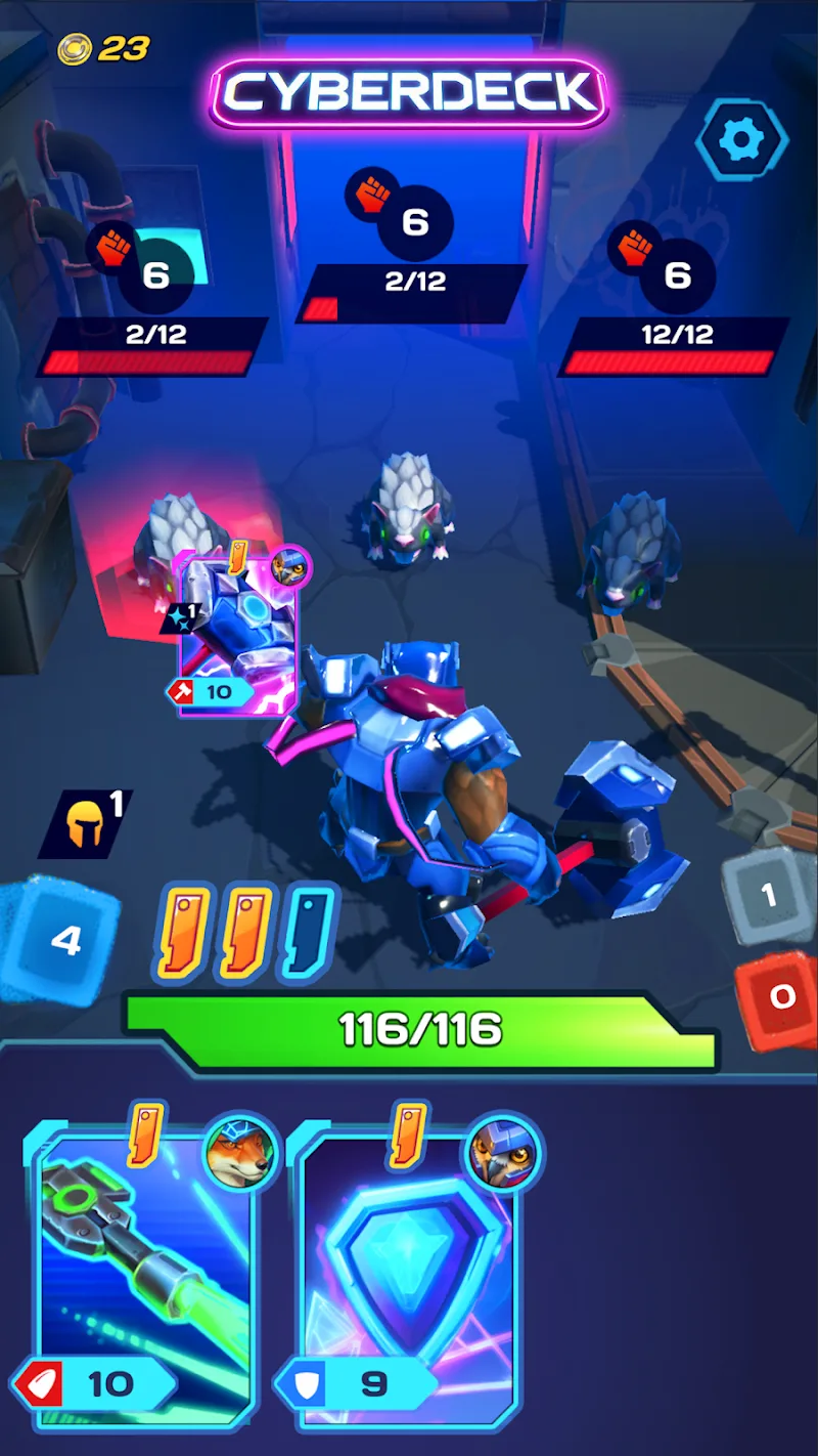 Cyberdeck: RPG Card Battle screenshot 6