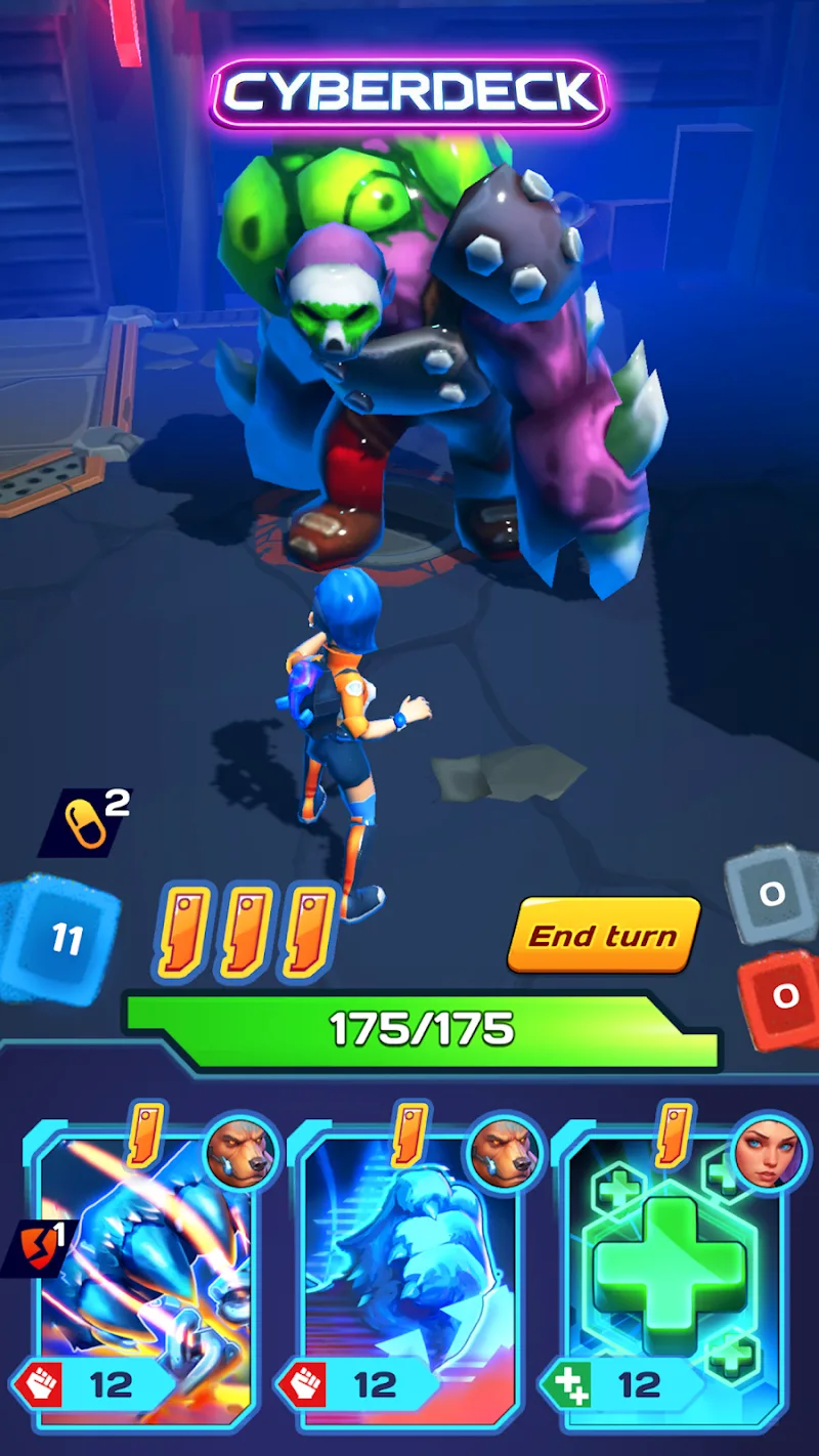 Cyberdeck: RPG Card Battle screenshot 3