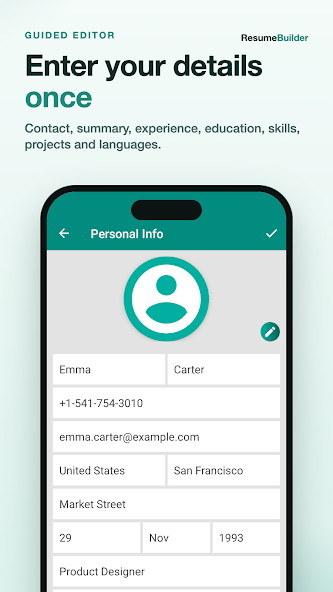 Resume Builder - CV Maker App screenshot 2