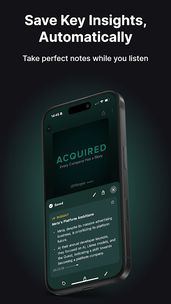 Snipd | AI Podcast Player screenshot 5