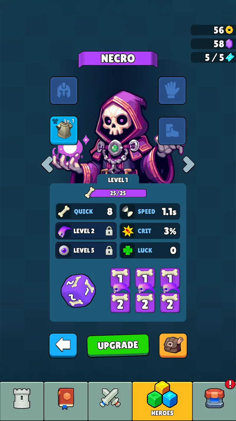 Dice vs Monsters: Idle Defense screenshot 5