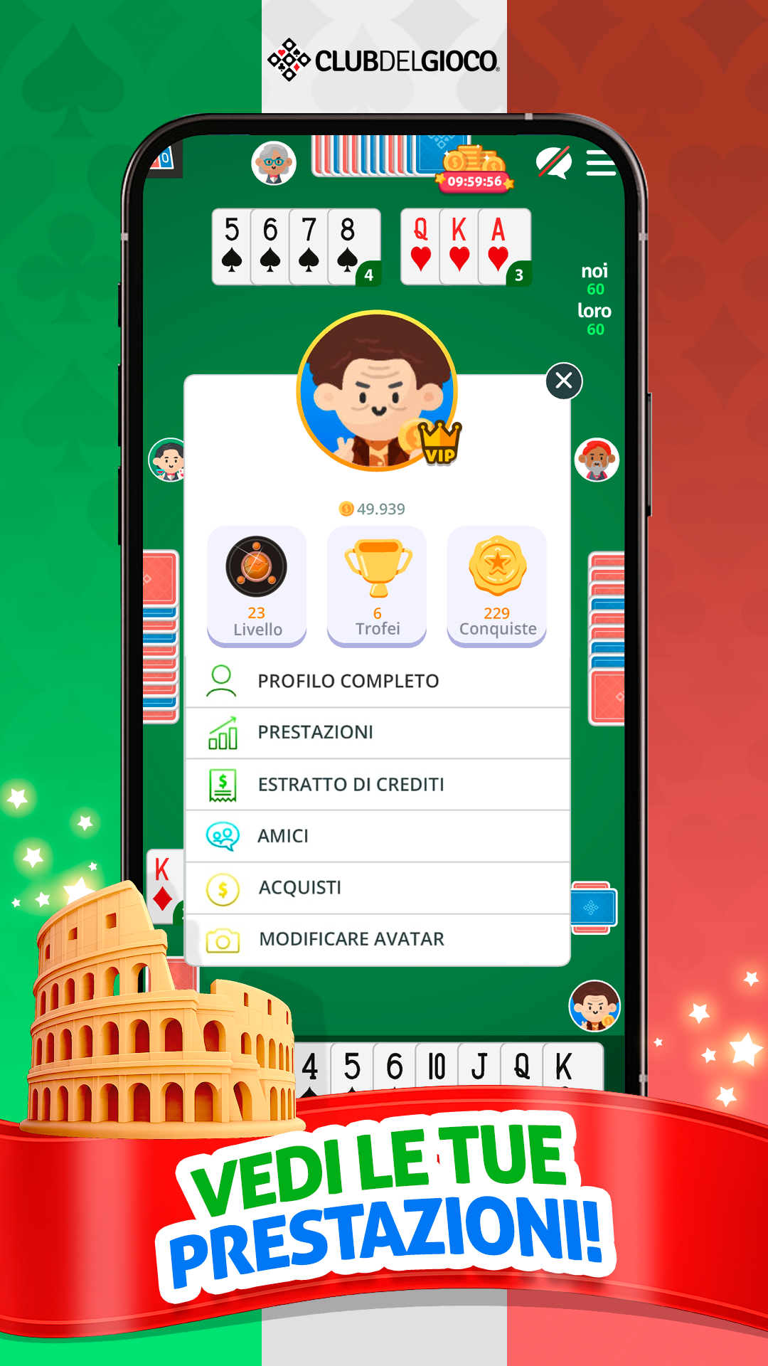 Burraco Italiano Online: Carte screenshot 4
