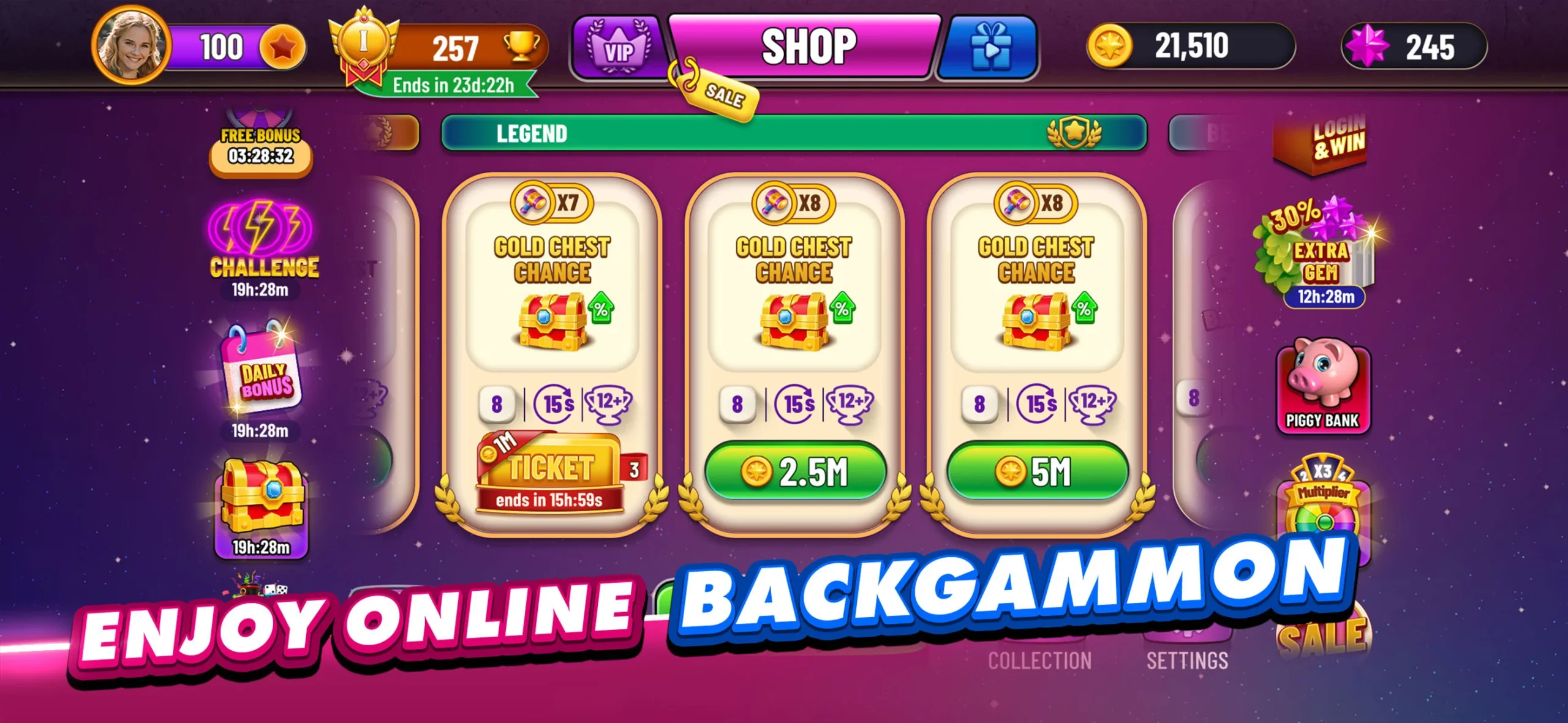 Backgammon Plus - Board Game screenshot 1