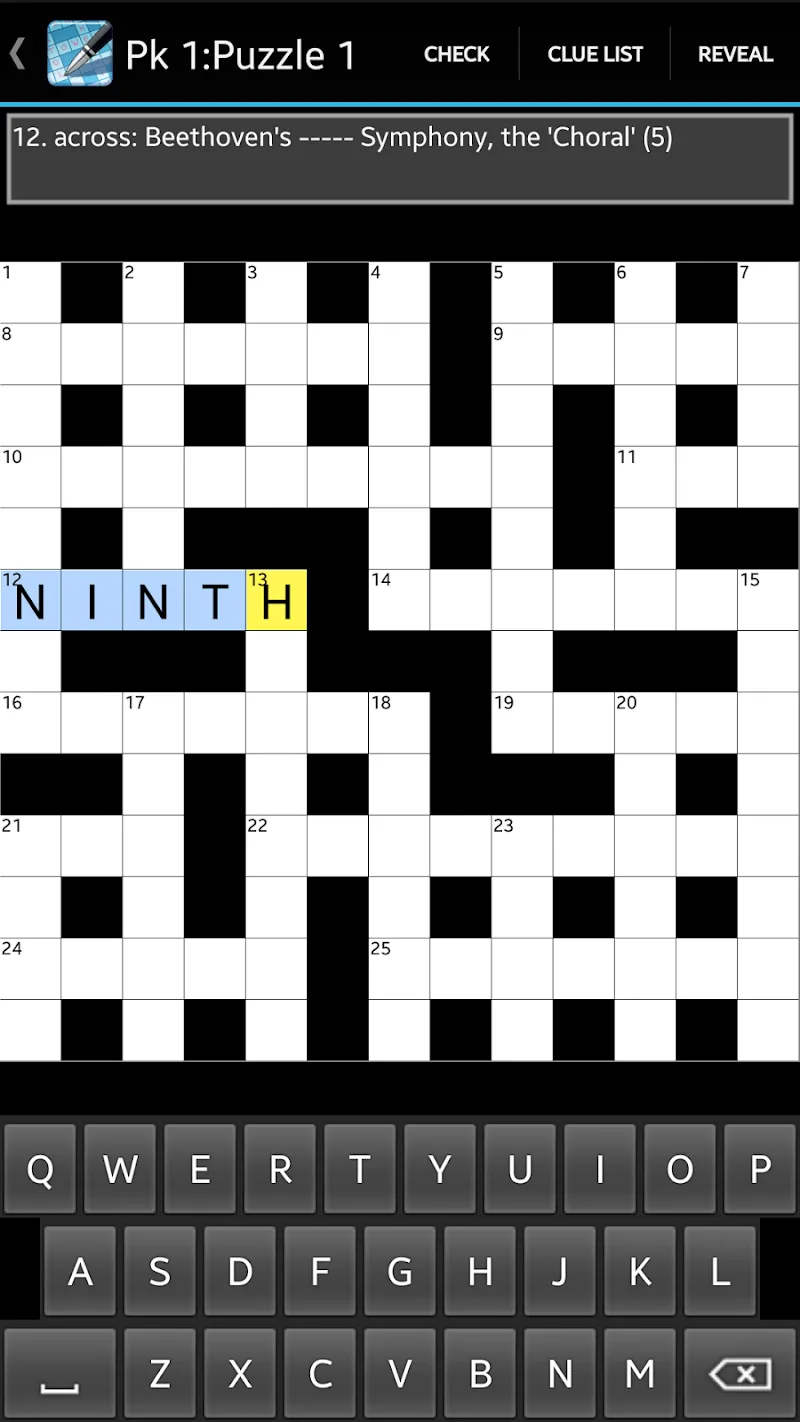 Crossword screenshot 6