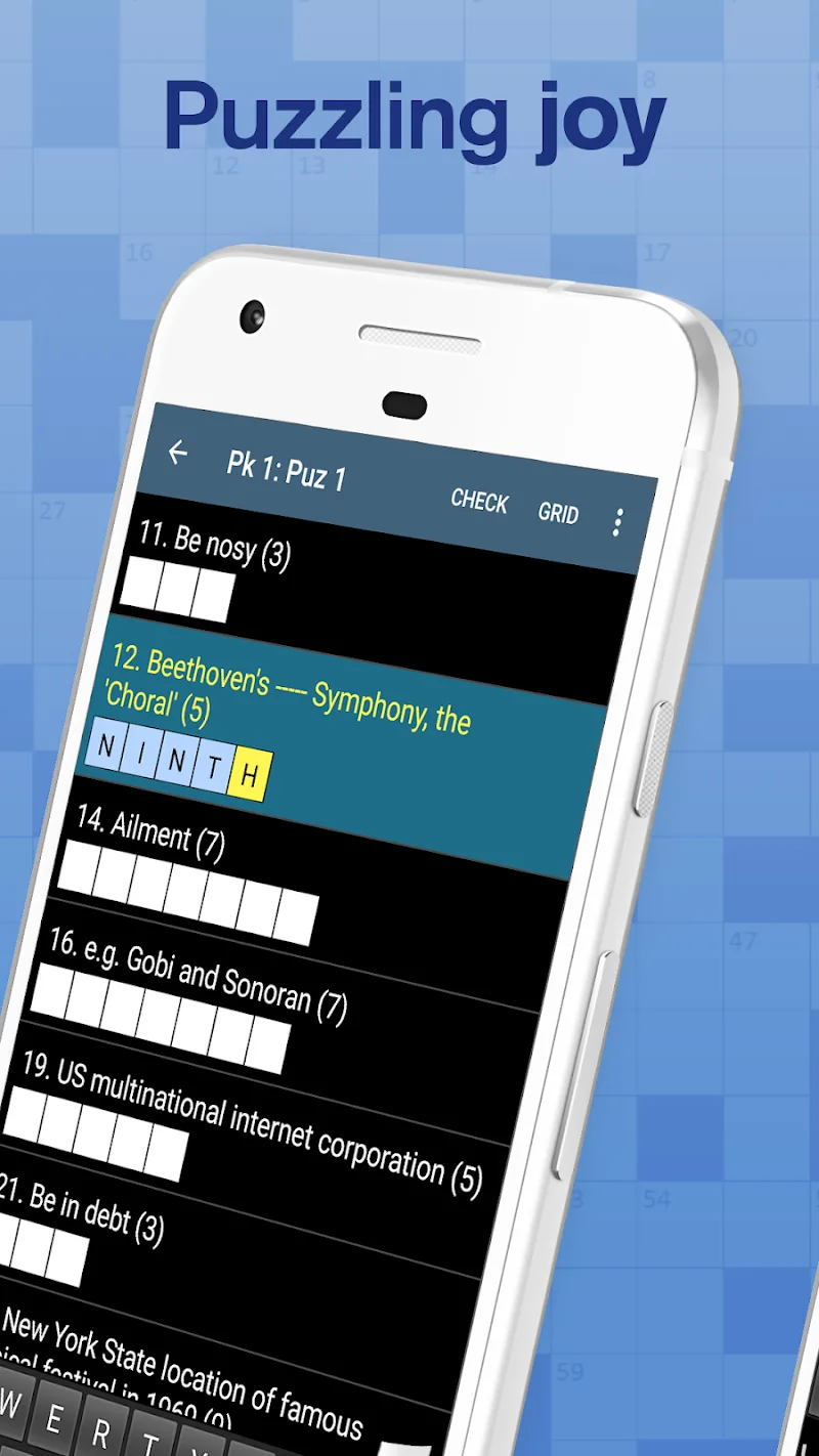 Crossword screenshot 3