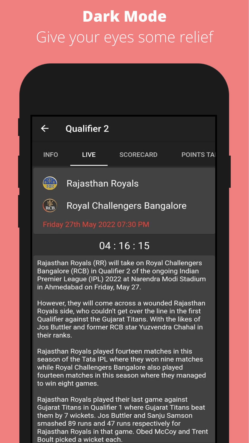 CricRed screenshot 6