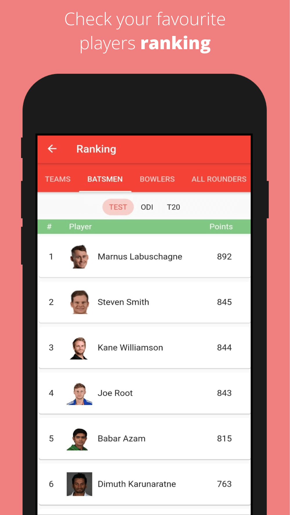 CricRed screenshot 3