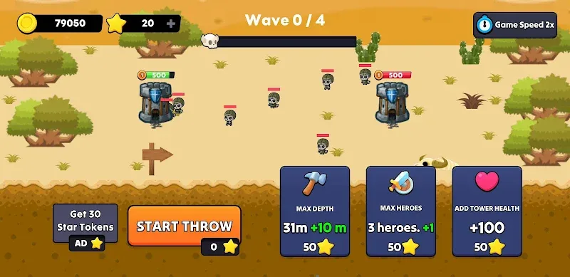 Deep Heroes Tower screenshot 6