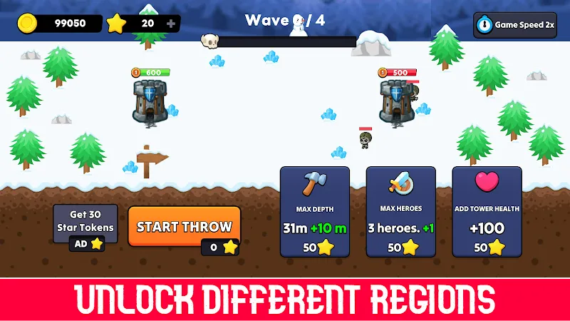 Deep Heroes Tower screenshot 2