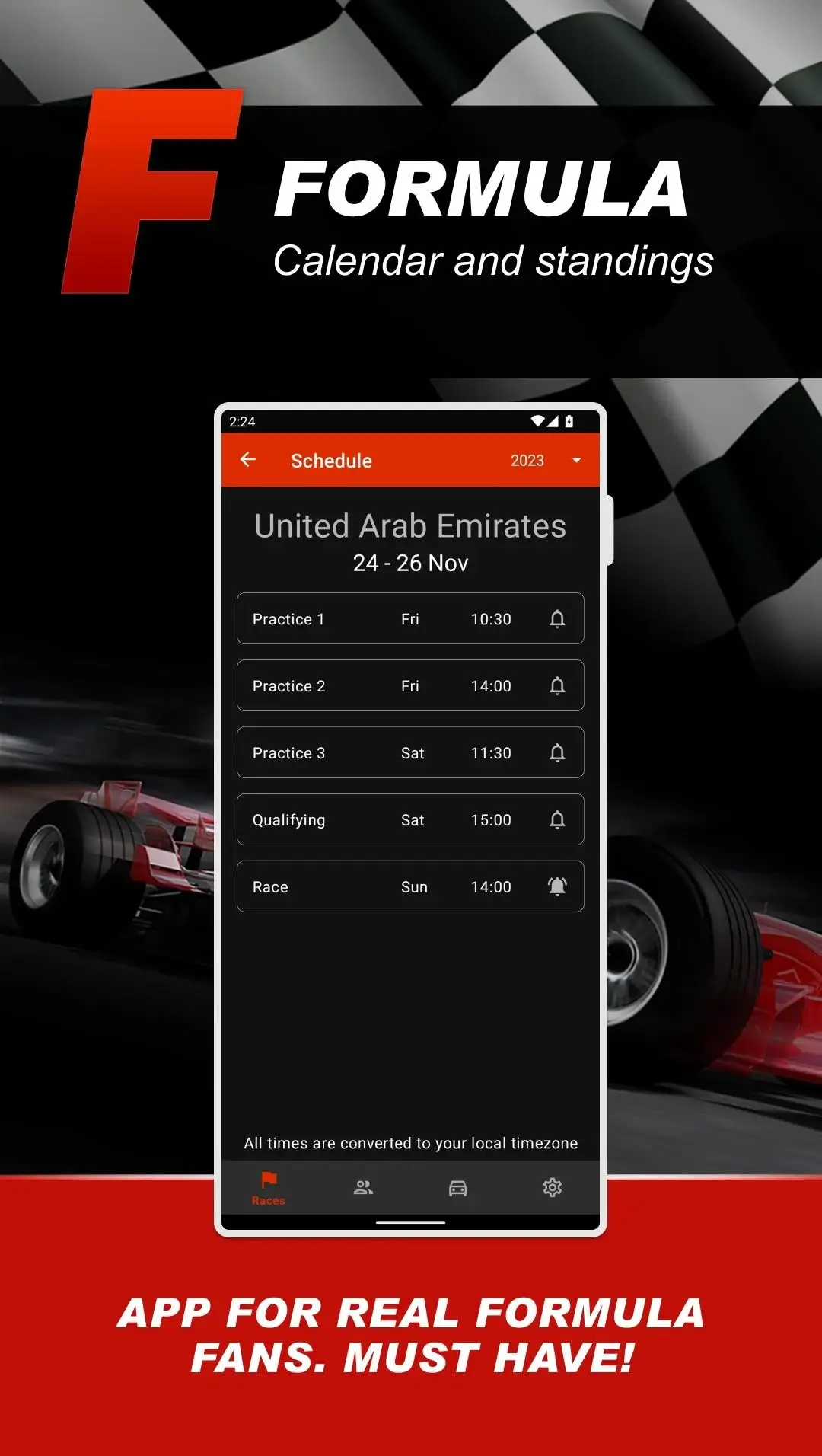 Formula 2026 Calendar screenshot 5