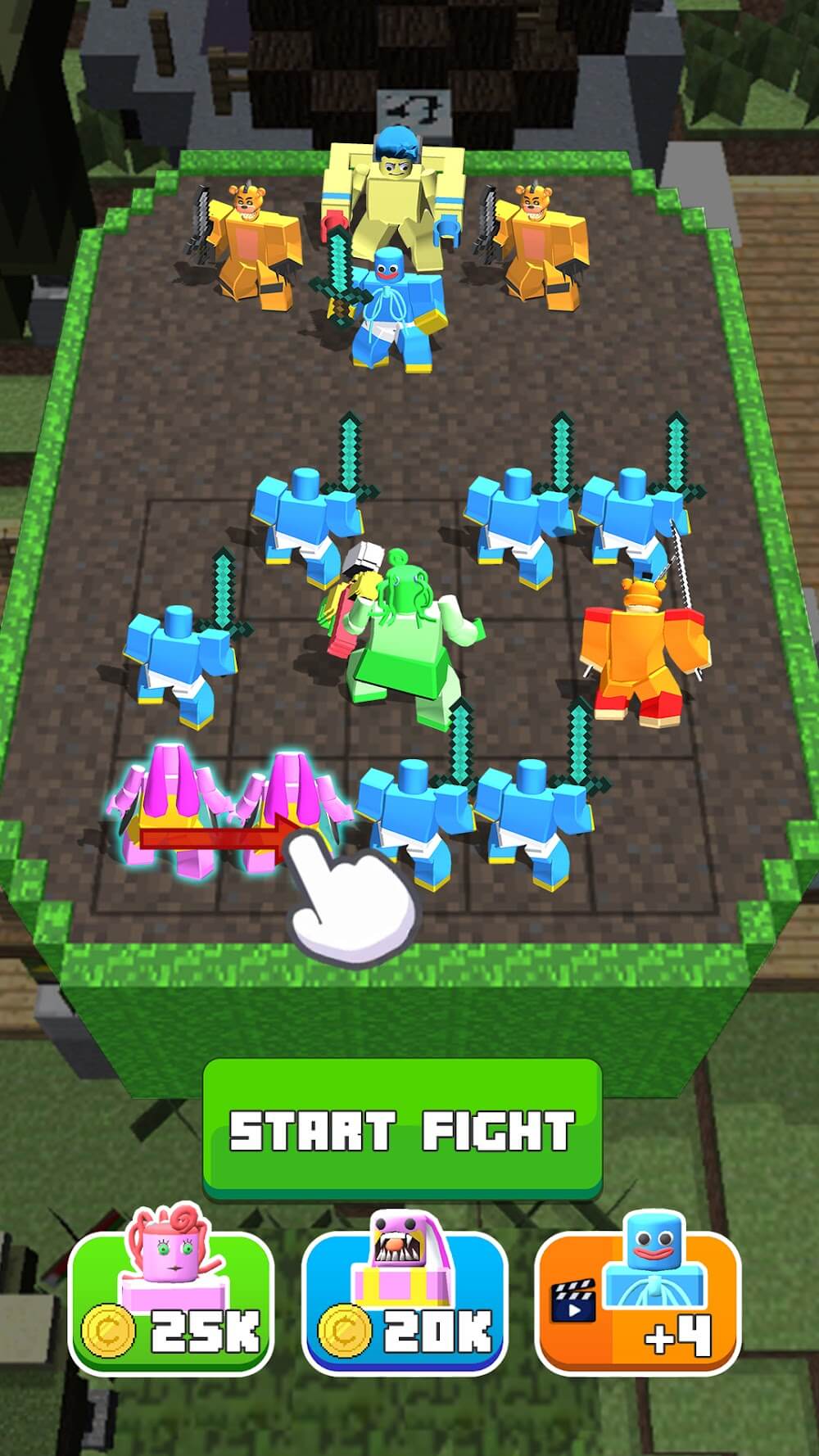Craft Merge Battle Fight screenshot 2
