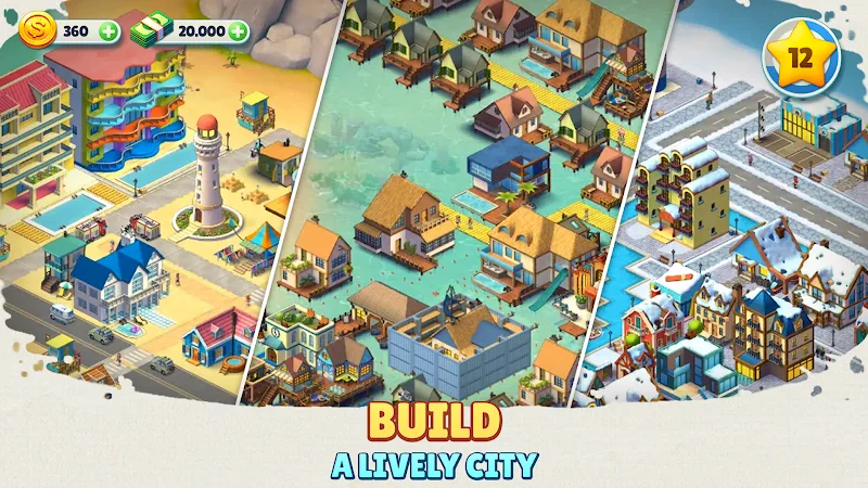 Cozy Town: Build Explore Game screenshot 3