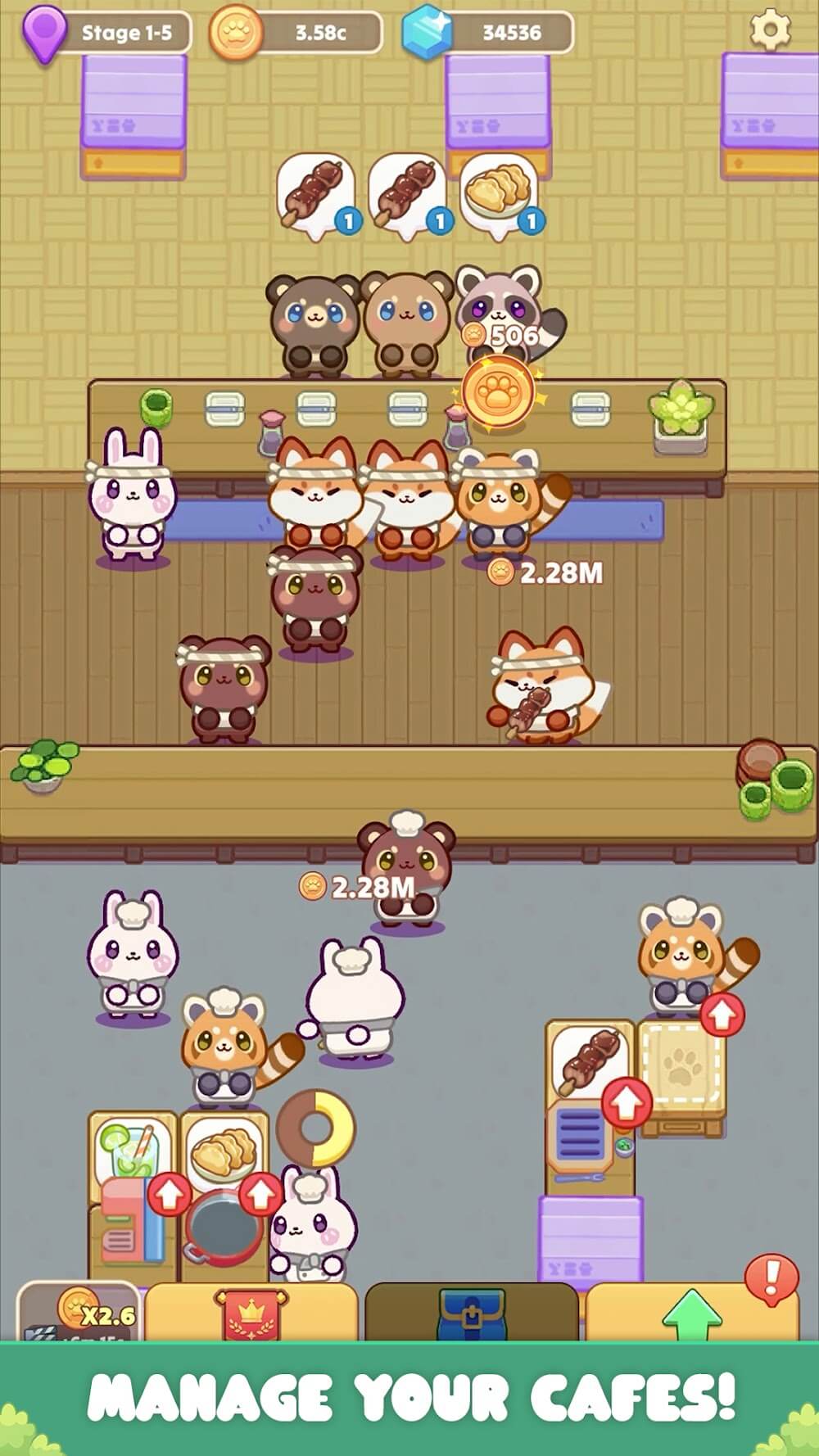 Cozy Cafe: Animal Restaurant screenshot 2