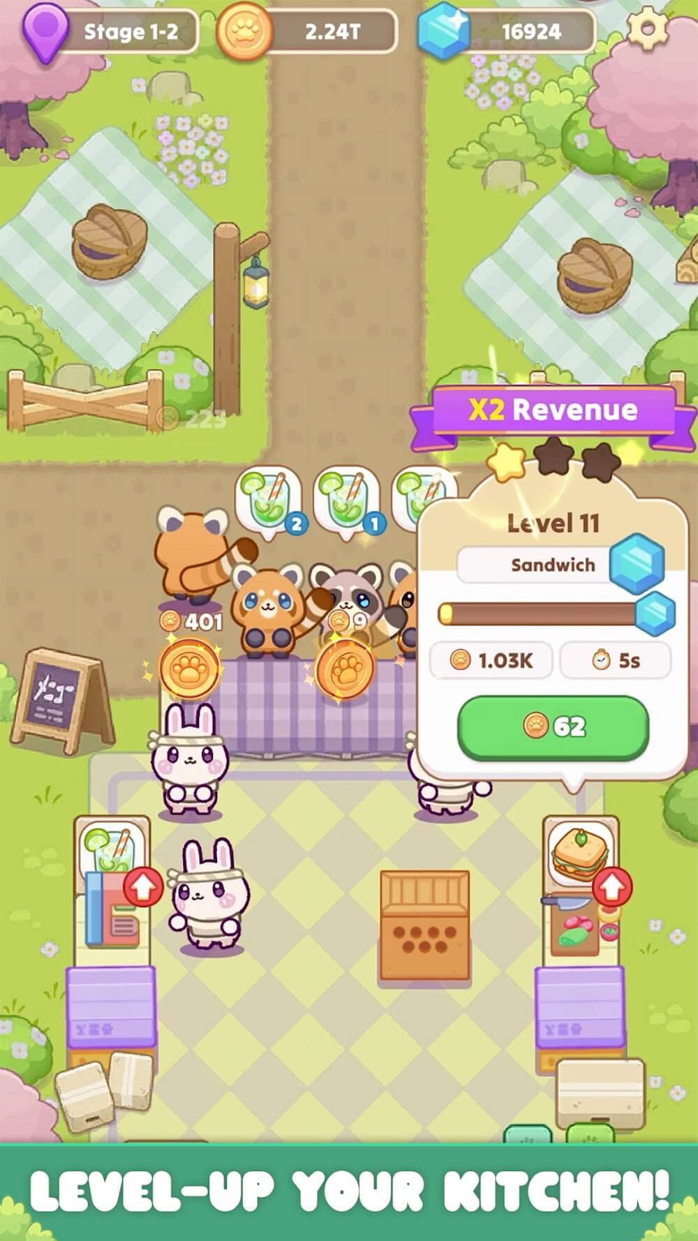 Cozy Cafe: Animal Restaurant screenshot 4