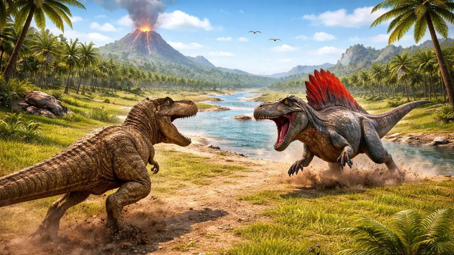 Jurassic Primal Dino Sim Clash screenshot 1