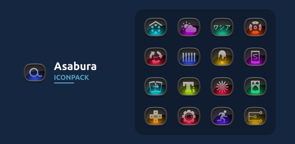 Asabura Icon Pack screenshot 1