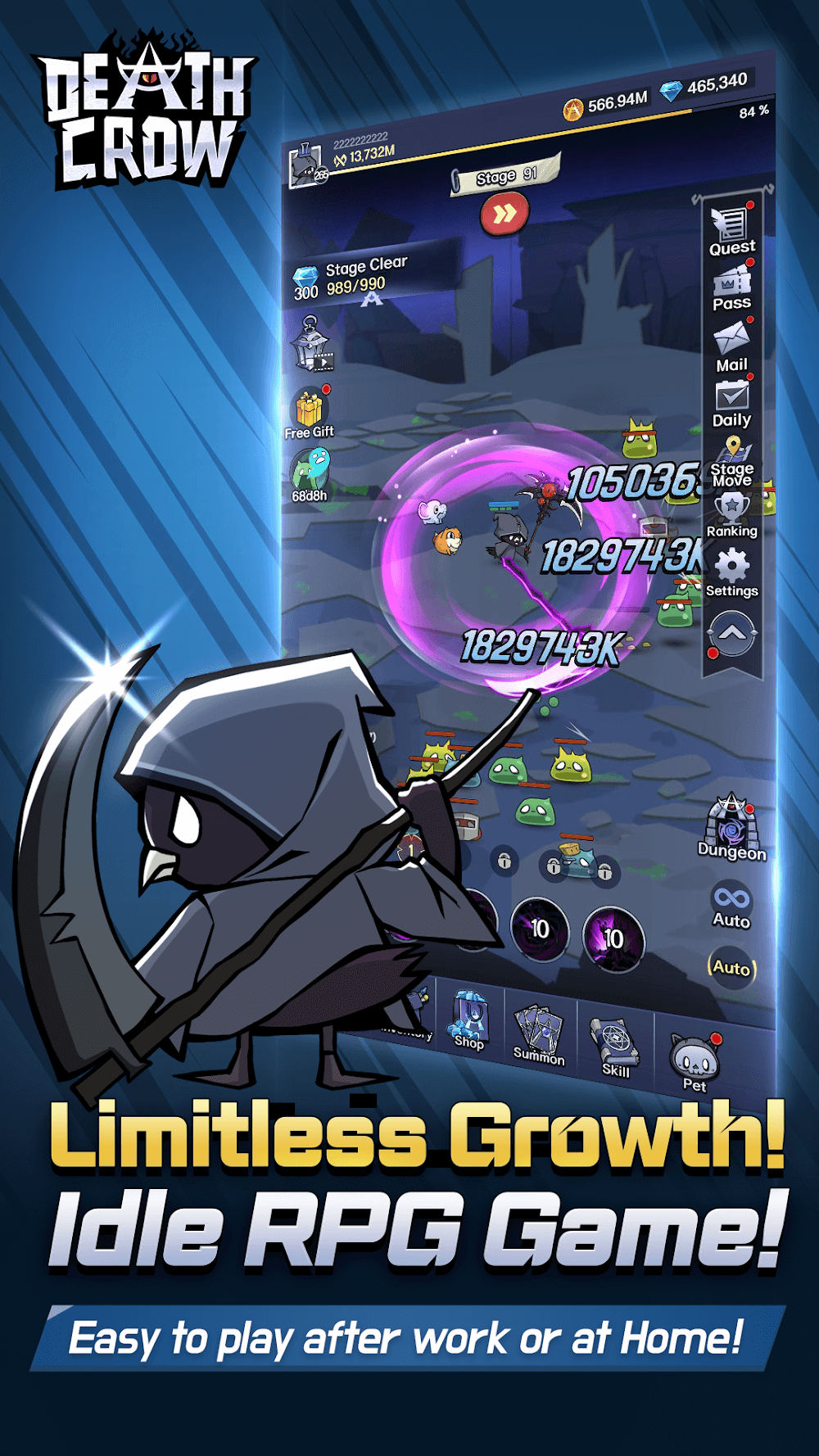 Death Crow: DC Idle RPG screenshot 3