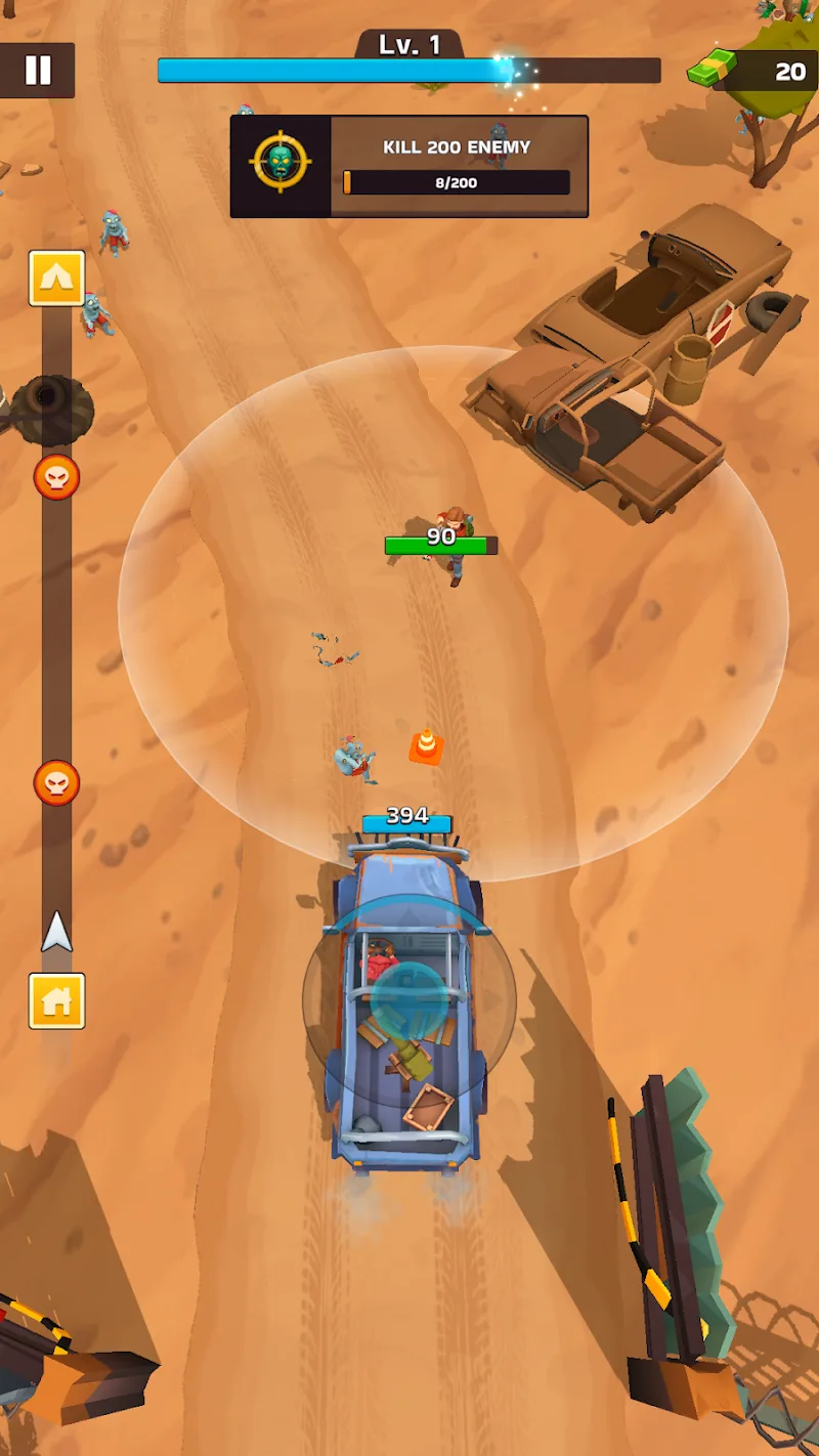 Dead Road: Zombie Highway screenshot 2