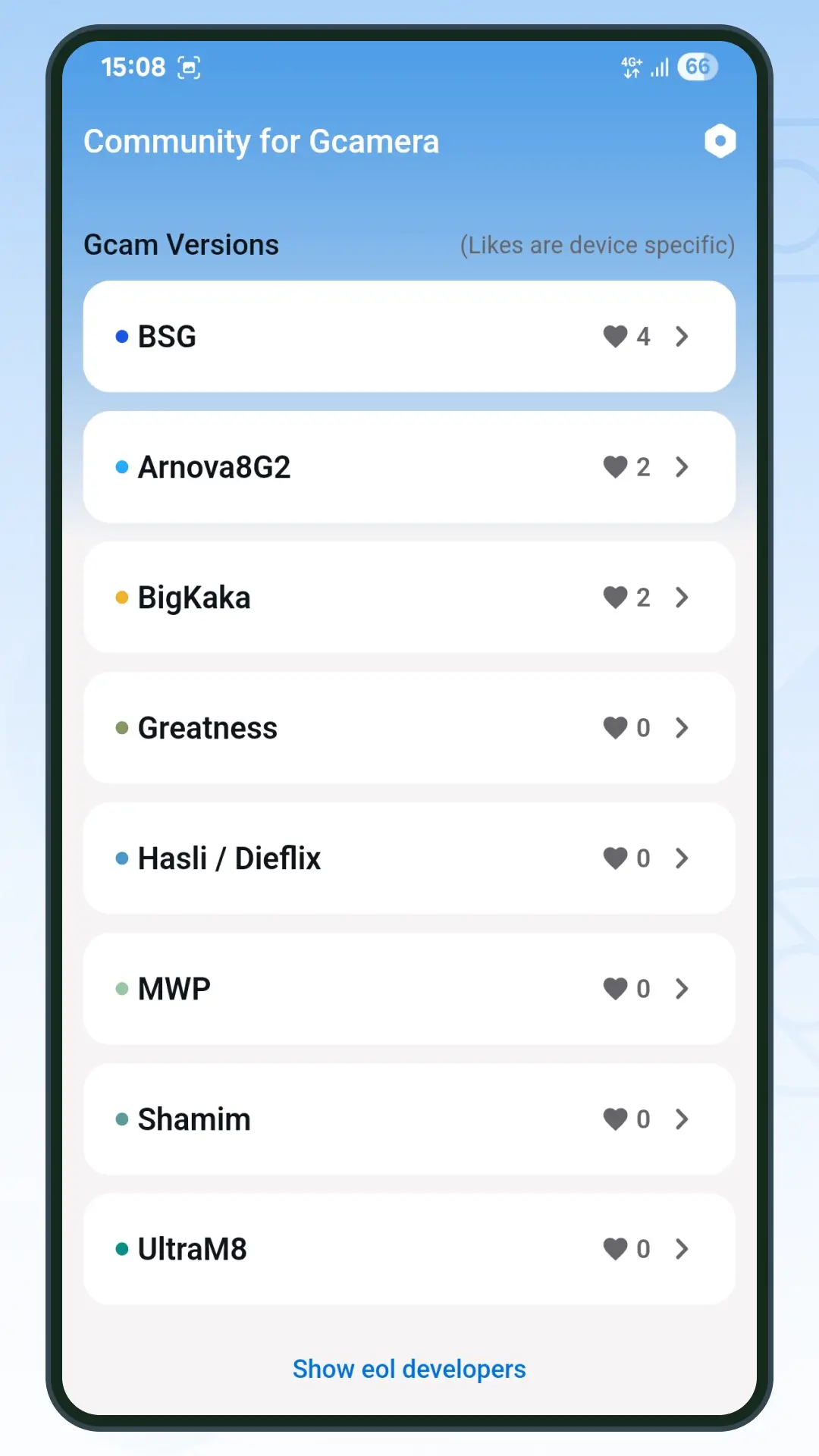 Gcamloader: gcam community screenshot 2