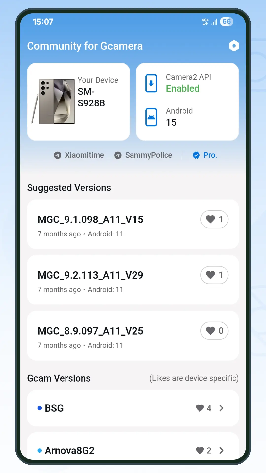 Gcamloader: gcam community screenshot 1