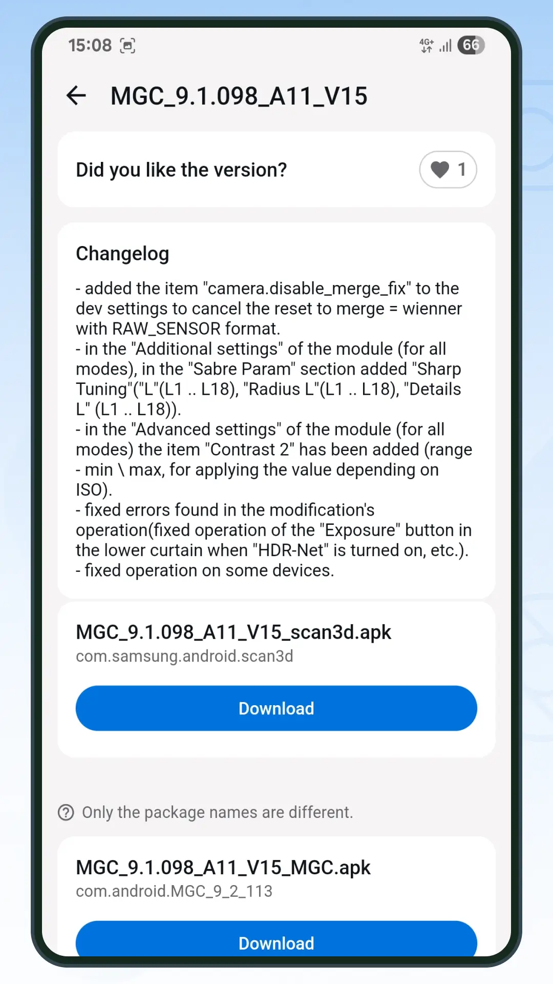 Gcamloader: gcam community screenshot 4