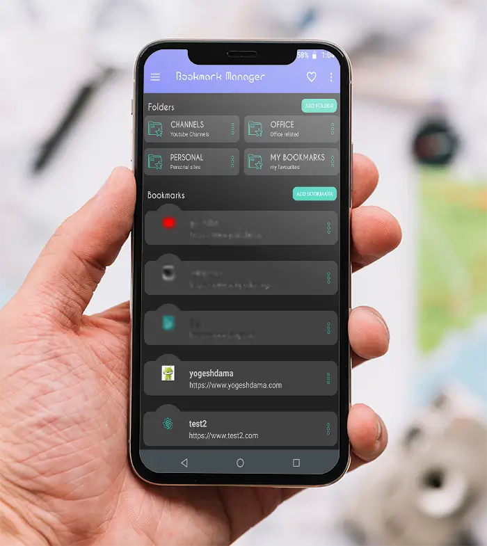 Bookmark Manager - URL manager screenshot 3